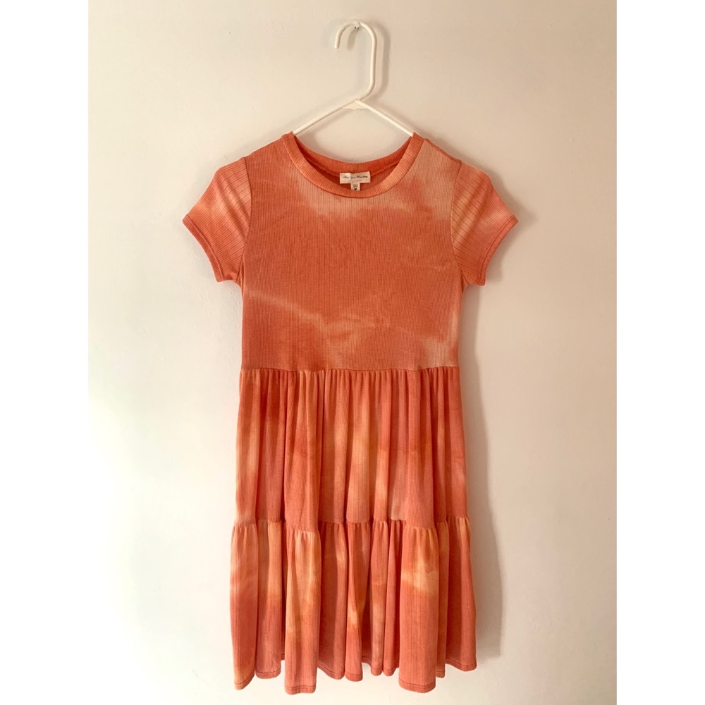 Orange Tie-Dye See You Monday dress